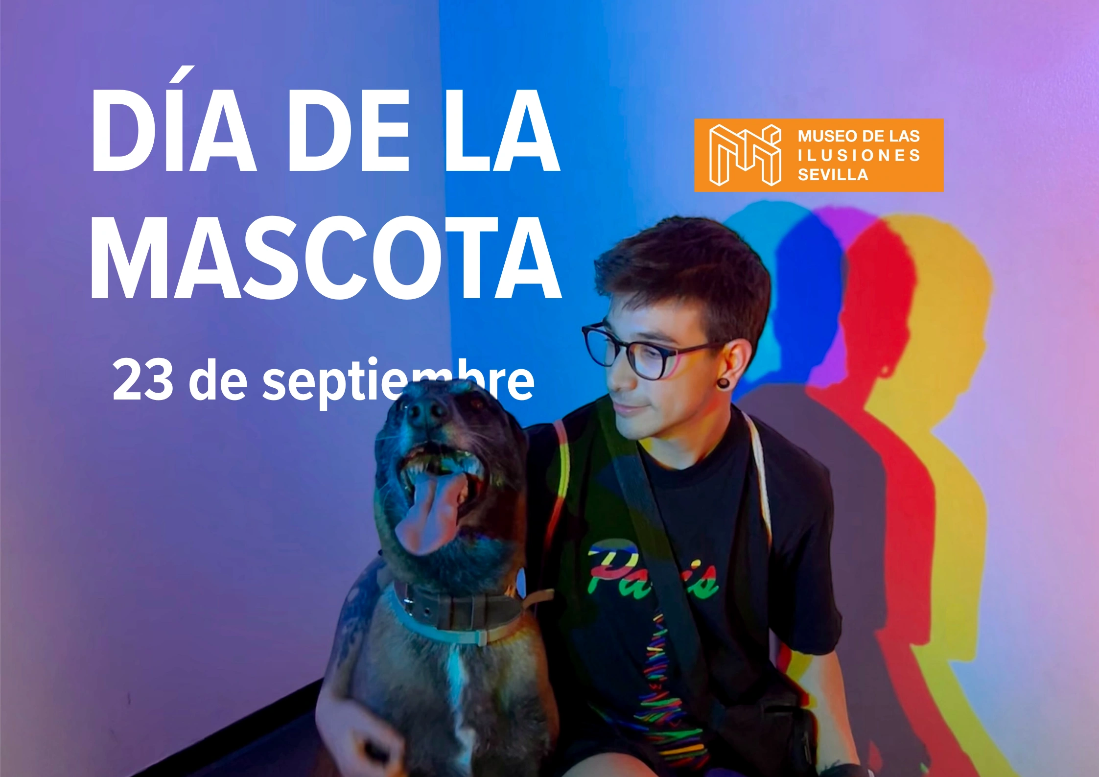 🐾 Celebra el Día de la Mascota en el Museo de las Ilusiones.